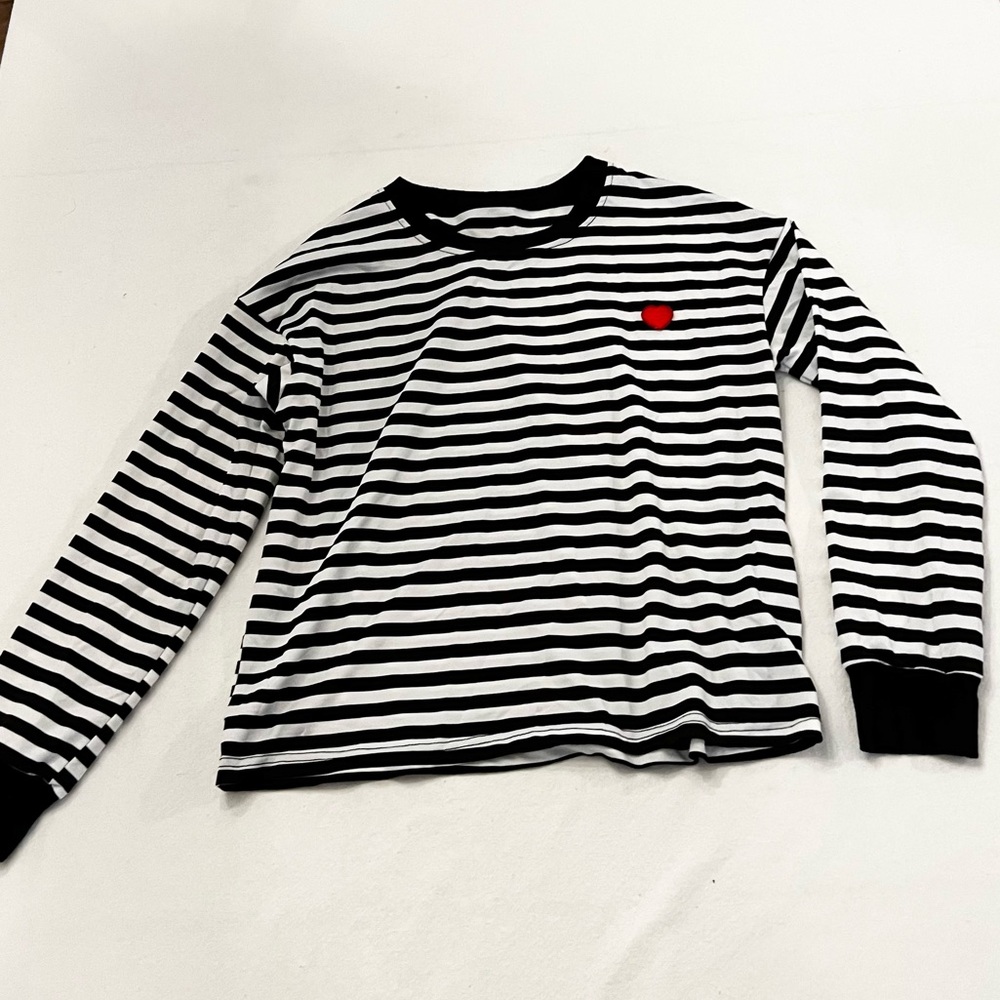 striped long sleeve shirt